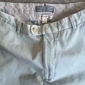 Peter Millar Pants Mens 33x34 Pale Blue‎ Raleigh Pima Chino Preppy Faded